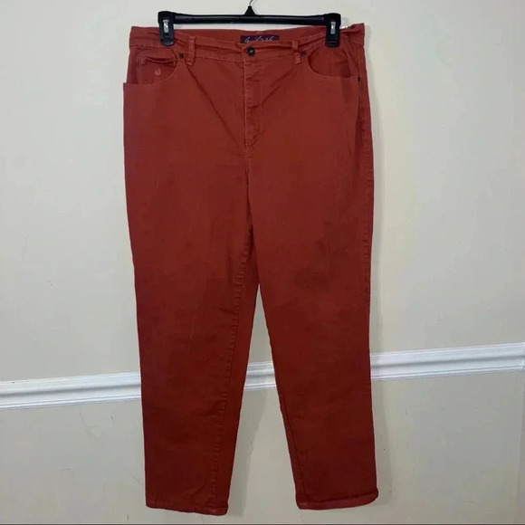 Gloria Vanderbilt rust colored womens jeans - Picture 1 of 6